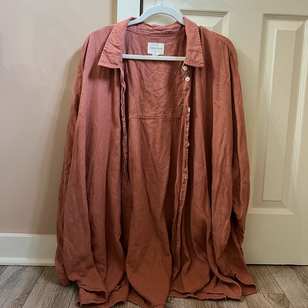 American Eagle Oversized Button Down